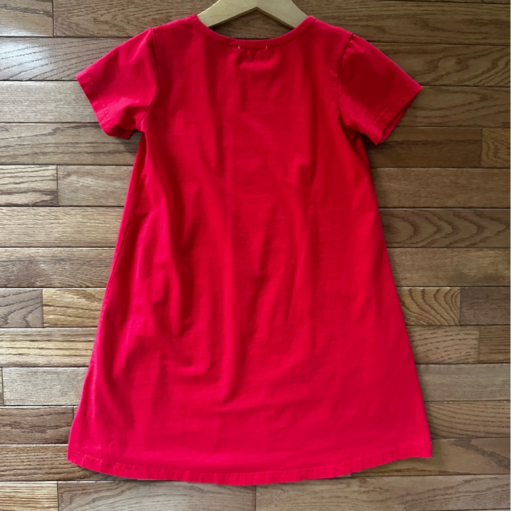 ❤️ ARSHINER girls dress red short sleeve dress size 120 size 6 size 7 youth - Picture 5 of 6